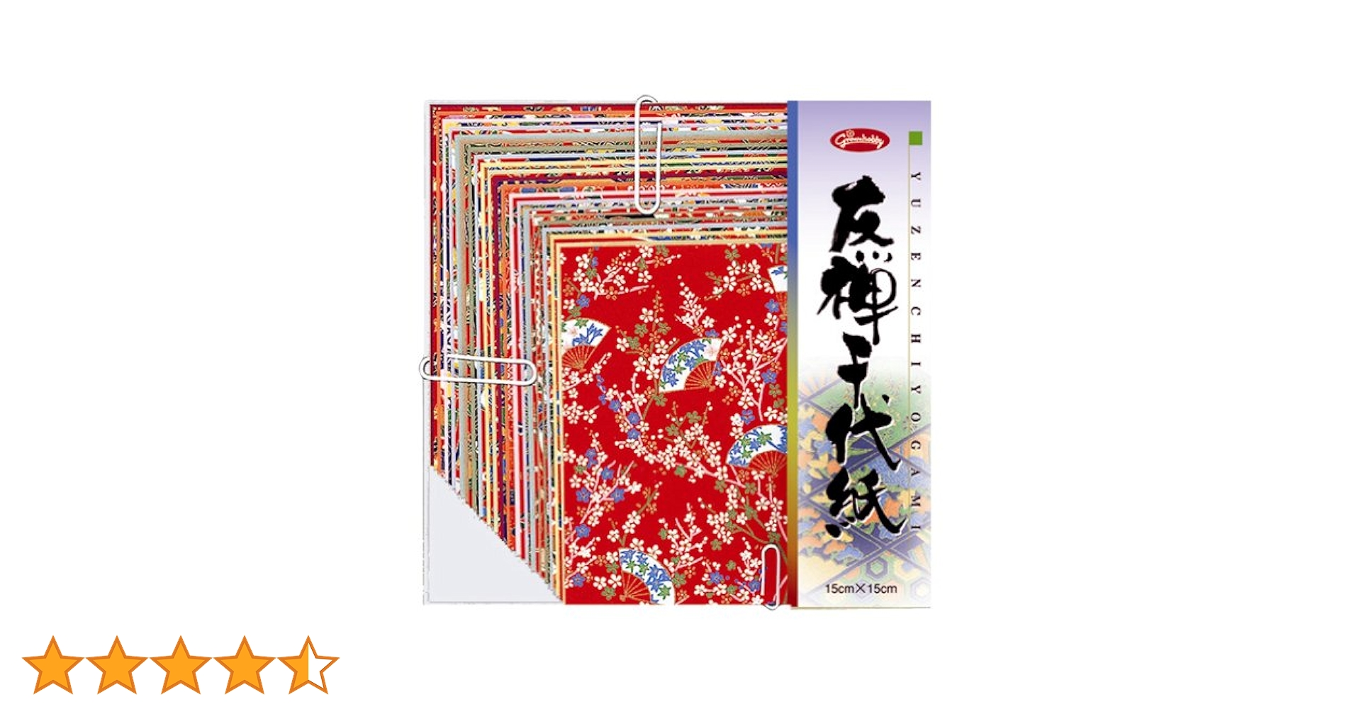 Amazon | ショウワグリム 千代紙 しわ紙 友禅 150ミリ 83-0603